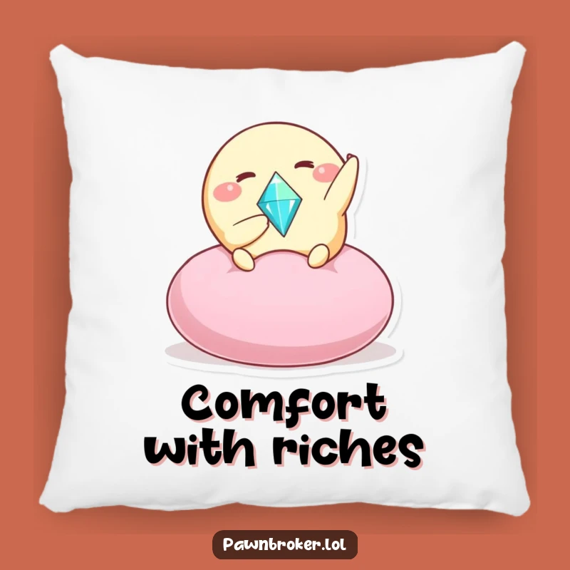 Funny Creature Treasure Pillow - Cozy Comfort with a Sparkling Laugh