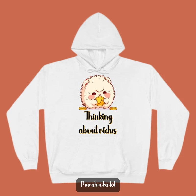 Funny Creature Coin Hoodie - Cozy Up with Your Own Golden Hug